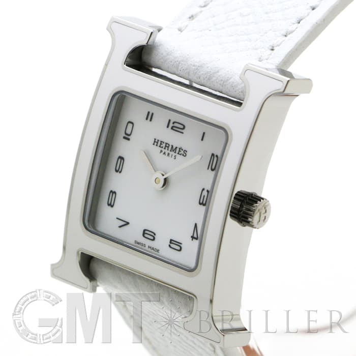 HERMES エルメス Hウォッチ HH1.220.136/UU01 044898WW00 Hウォッチ ホワイトラッカー SS ホワイト 14