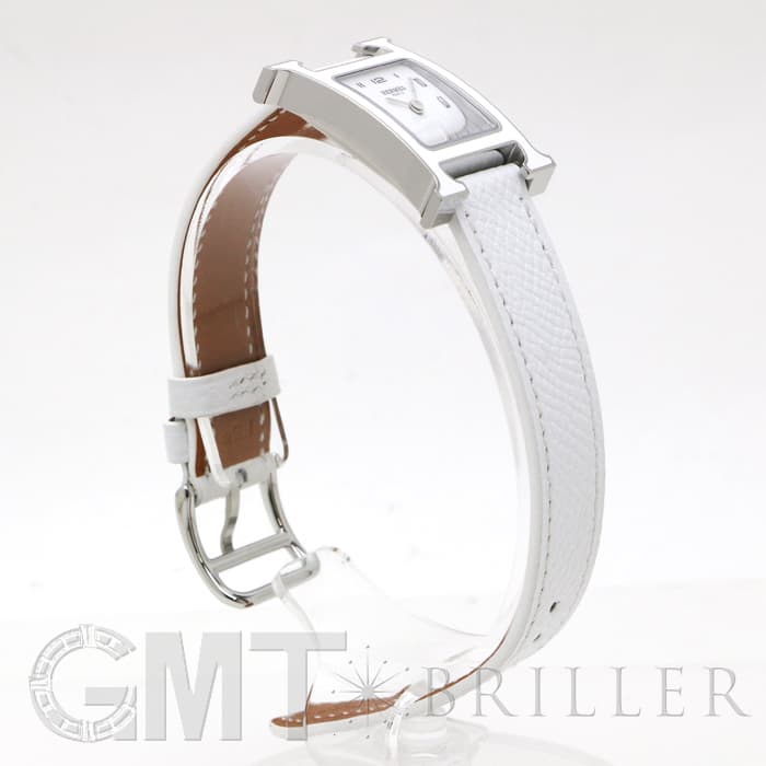 HERMES エルメス Hウォッチ HH1.220.136/UU01 044898WW00 Hウォッチ ホワイトラッカー SS ホワイト 18