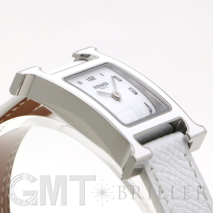 HERMES エルメス Hウォッチ HH1.220.136/UU01 044898WW00 Hウォッチ ホワイトラッカー SS ホワイト 20