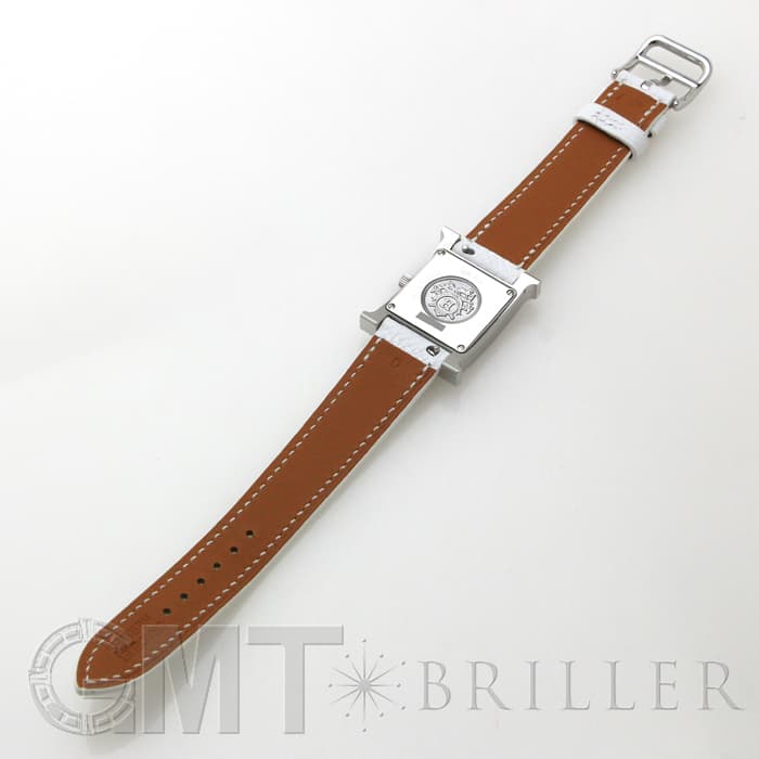 HERMES エルメス Hウォッチ HH1.220.136/UU01 044898WW00 Hウォッチ ホワイトラッカー SS ホワイト 22