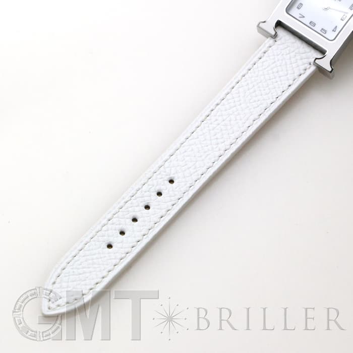HERMES エルメス Hウォッチ HH1.220.136/UU01 044898WW00 Hウォッチ ホワイトラッカー SS ホワイト 25