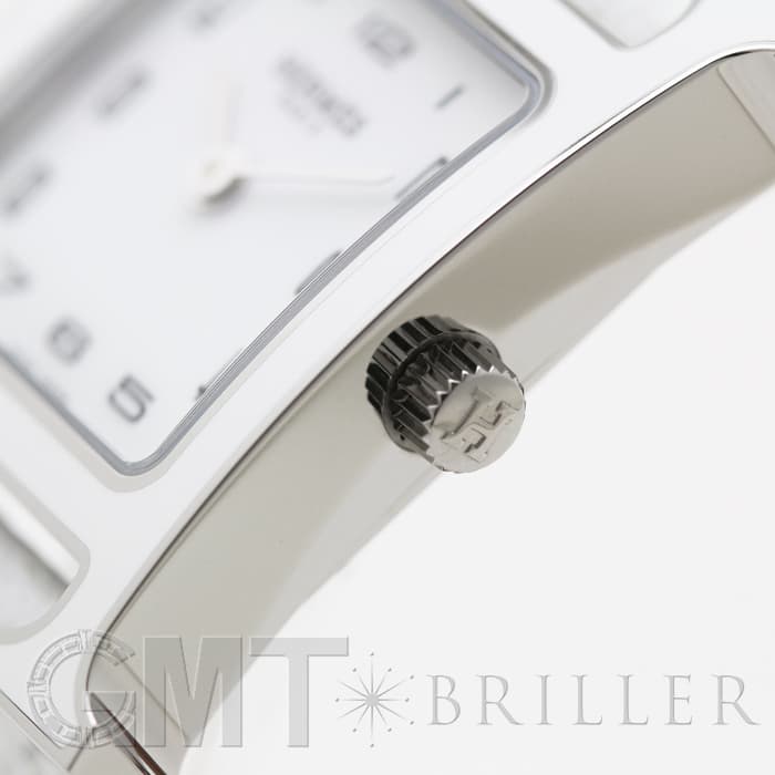 HERMES エルメス Hウォッチ HH1.220.136/UU01 044898WW00 Hウォッチ ホワイトラッカー SS ホワイト 6