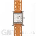 HERMES エルメス Hウォッチ ミニ シルバー ゴールド HH1.110 メイン