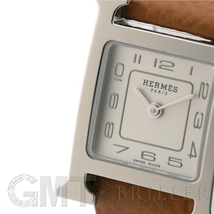 HERMES エルメス Hウォッチ ミニ シルバー ゴールド HH1.110 12
