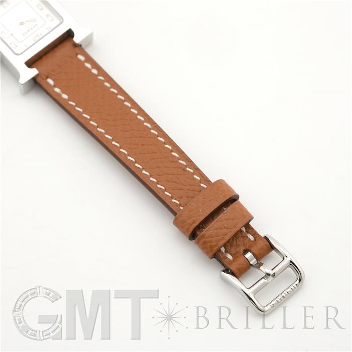 HERMES エルメス Hウォッチ ミニ シルバー ゴールド HH1.110 13