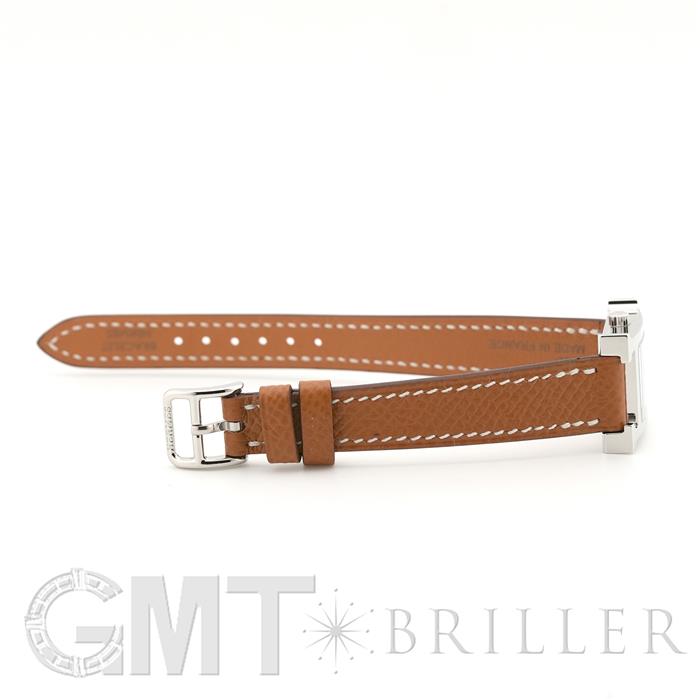 HERMES エルメス Hウォッチ ミニ シルバー ゴールド HH1.110 27