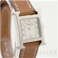 HERMES エルメス Hウォッチ ミニ シルバー ゴールド HH1.110 8