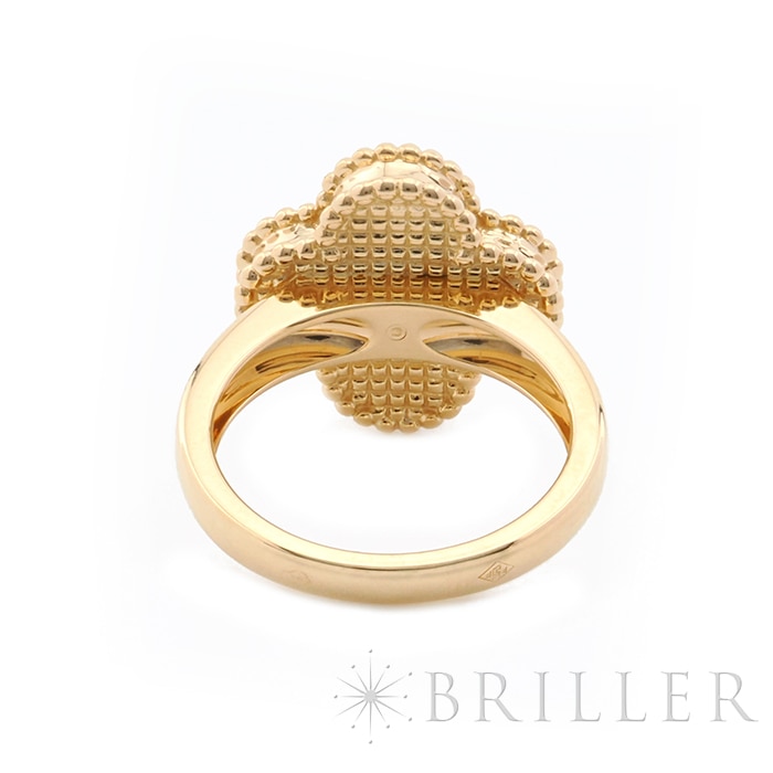Van Cleef & Arpels ヴァン クリーフ&アーペル アルハンブラ ヴィンテージ アルハンブラ リング イエローゴールド カーネリアン ダイヤモンド 9号 VCARD40800 1