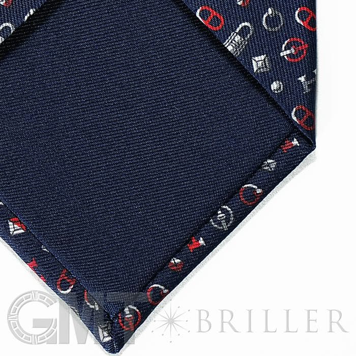 HERMES エルメス ネクタイ QUINCAILLERIE マリン×グリス×ルージュ 14