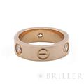 CARTIER カルティエ ラブ ラブ リング クラシックモデル ピンクゴールド ダイヤモンド3石 10号 B4087500 1
