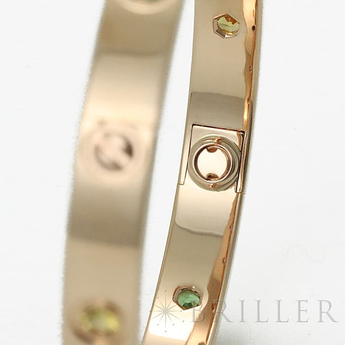 CARTIER カルティエ ラブブレスレット マルチカラーストーン B6036516 10