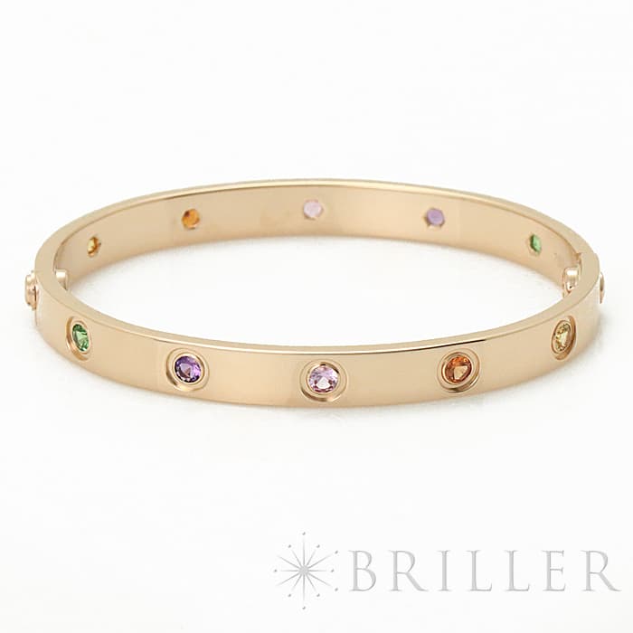CARTIER カルティエ ラブブレスレット マルチカラーストーン B6036516 4