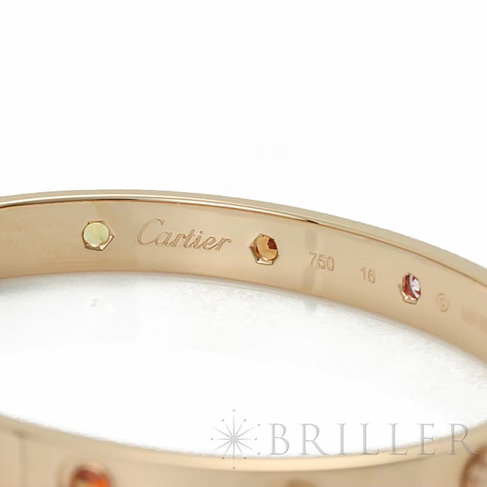 CARTIER カルティエ ラブブレスレット マルチカラーストーン B6036516 5