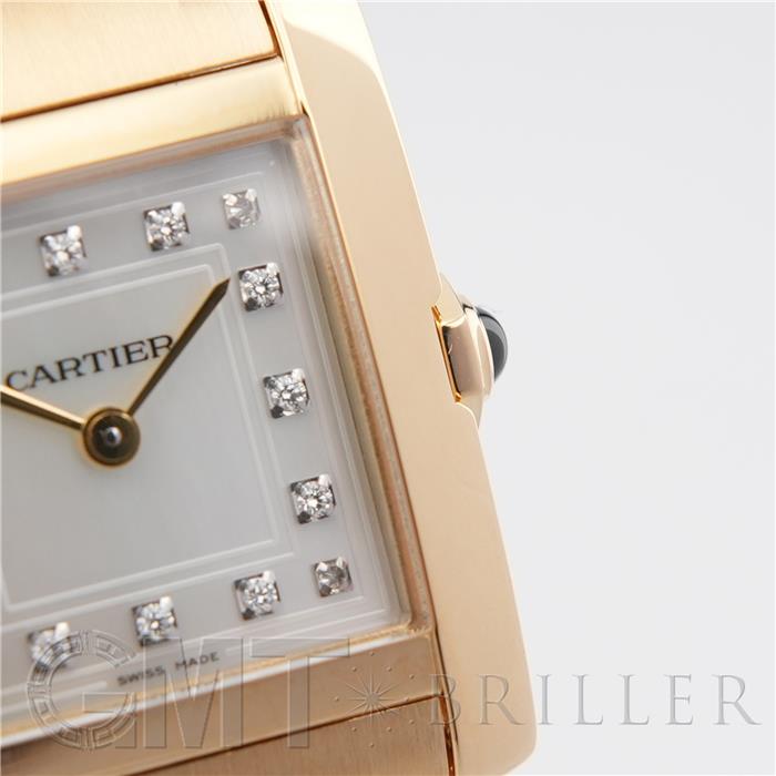 CARTIER カルティエ タンク フランセーズ SM  イエローゴールド シェルダイヤ WGTA0349 【日本限定】 9