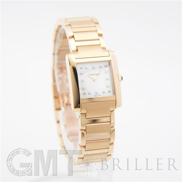 CARTIER カルティエ タンク フランセーズ SM  イエローゴールド シェルダイヤ WGTA0349 【日本限定】 16