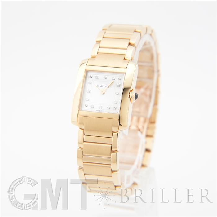 CARTIER カルティエ タンク フランセーズ SM  イエローゴールド シェルダイヤ WGTA0349 【日本限定】 1