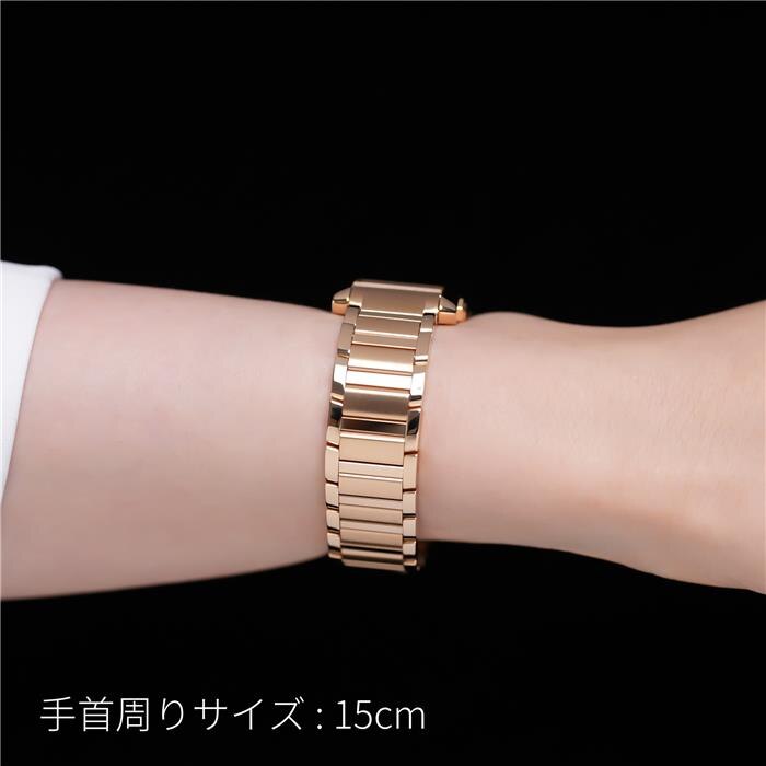 CARTIER カルティエ タンク フランセーズ SM  イエローゴールド シェルダイヤ WGTA0349 【日本限定】 26