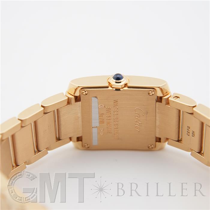 CARTIER カルティエ タンク フランセーズ SM  イエローゴールド シェルダイヤ WGTA0349 【日本限定】 5