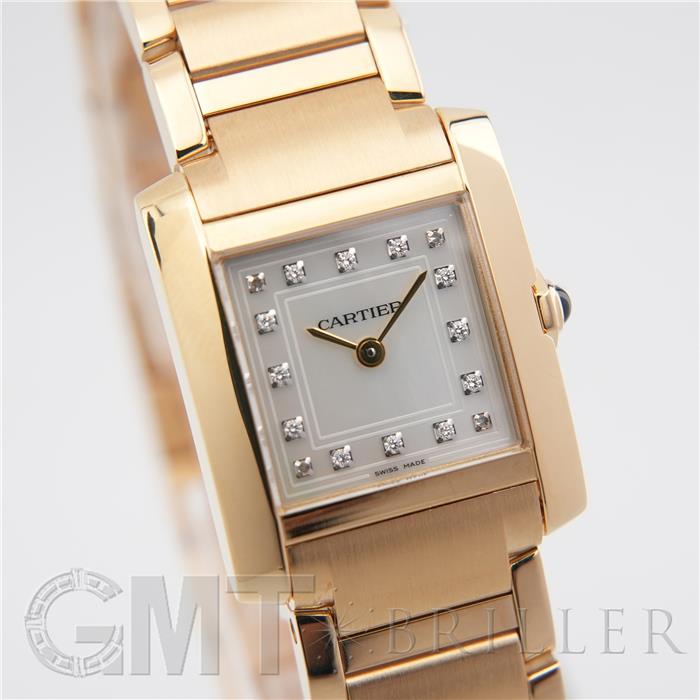 CARTIER カルティエ タンク フランセーズ SM  イエローゴールド シェルダイヤ WGTA0349 【日本限定】 7
