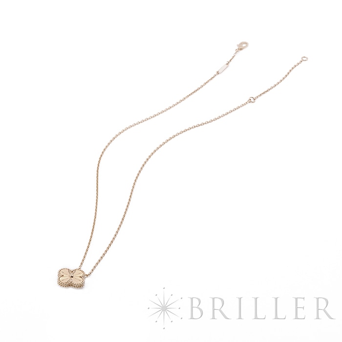 Van Cleef & Arpels ヴァン クリーフ&アーペル アルハンブラ ヴィンテージ アルハンブラ ペンダント ネックレス ギョーシェ イエローゴールド VCARP4KL00 12