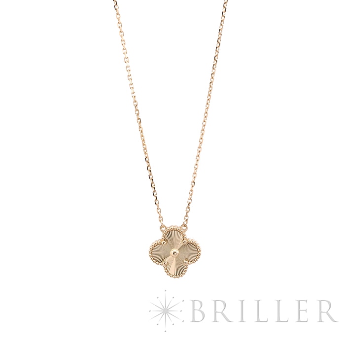 Van Cleef & Arpels ヴァン クリーフ&アーペル アルハンブラ ヴィンテージ アルハンブラ ペンダント ネックレス ギョーシェ イエローゴールド VCARP4KL00 1