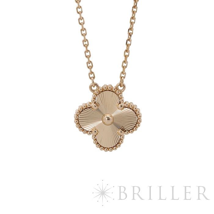 Van Cleef & Arpels ヴァン クリーフ&アーペル アルハンブラ ヴィンテージ アルハンブラ ペンダント ネックレス ギョーシェ イエローゴールド VCARP4KL00 3