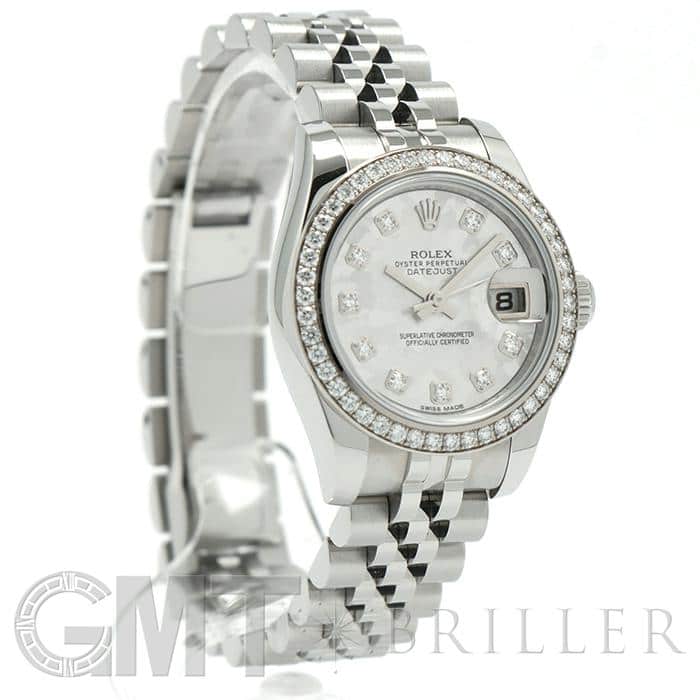 ROLEX ロレックス デイトジャスト シルバーゴールドクリスタル 179384G 9