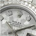 ROLEX ロレックス デイトジャスト シルバーゴールドクリスタル 179384G 17