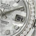 ROLEX ロレックス デイトジャスト シルバーゴールドクリスタル 179384G 18