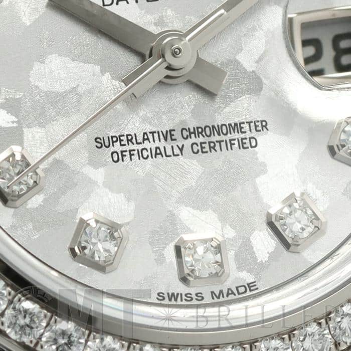 ROLEX ロレックス デイトジャスト シルバーゴールドクリスタル 179384G 19