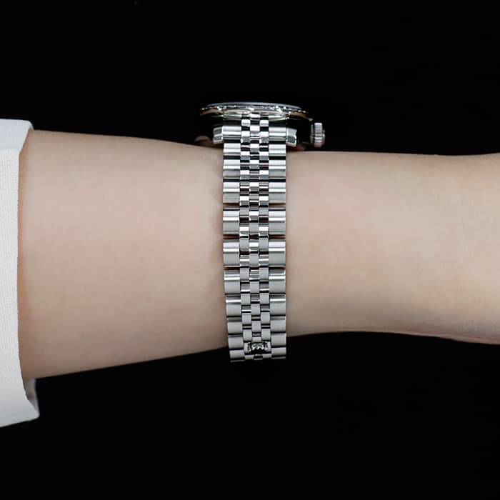 ROLEX ロレックス デイトジャスト シルバーゴールドクリスタル 179384G 26