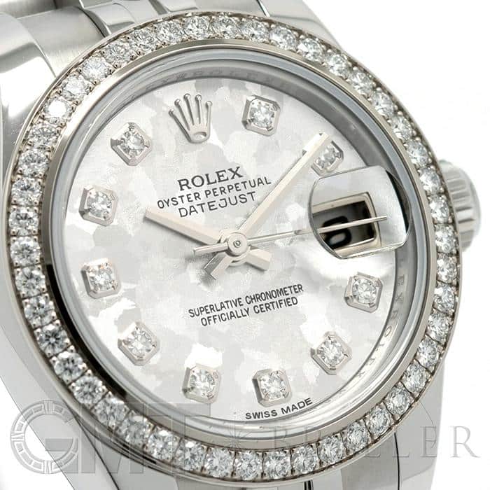 ROLEX ロレックス デイトジャスト シルバーゴールドクリスタル 179384G 4