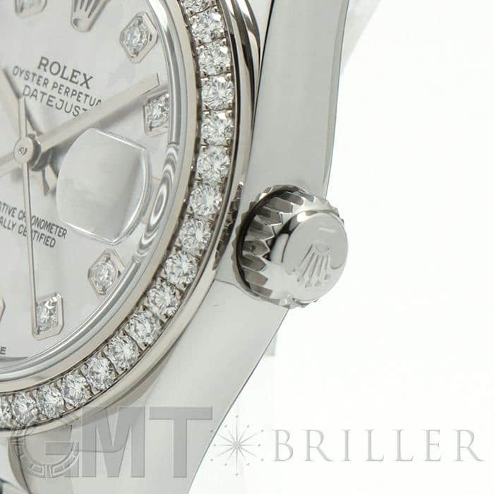 ROLEX ロレックス デイトジャスト シルバーゴールドクリスタル 179384G 8