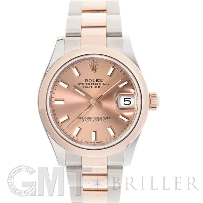 ROLEX ロレックス デイトジャスト 31 278241 ロゼ オイスターブレスレット メイン