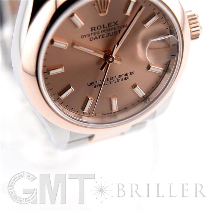 ROLEX ロレックス デイトジャスト 31 278241 ロゼ オイスターブレスレット 11