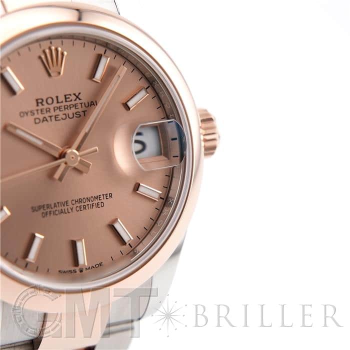 ROLEX ロレックス デイトジャスト 31 278241 ロゼ オイスターブレスレット 12