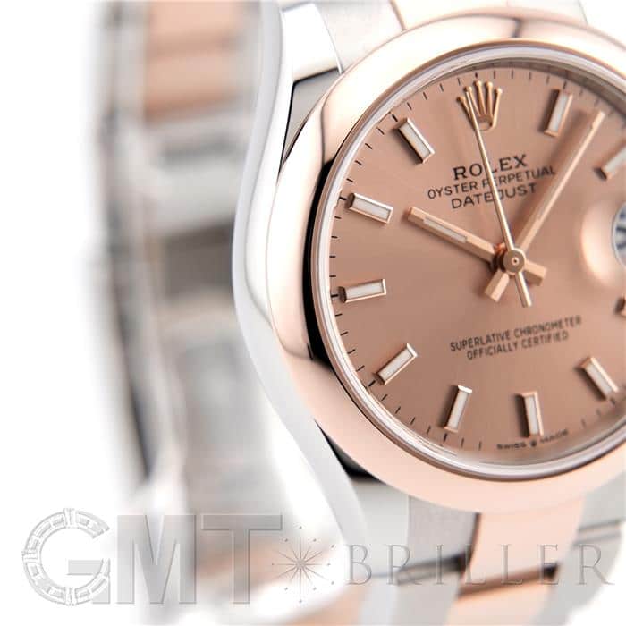 ROLEX ロレックス デイトジャスト 31 278241 ロゼ オイスターブレスレット 13