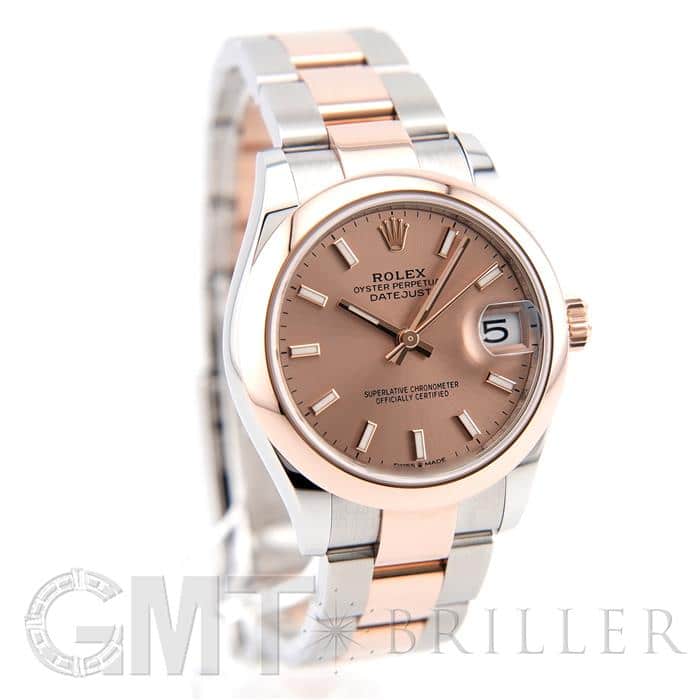 ROLEX ロレックス デイトジャスト 31 278241 ロゼ オイスターブレスレット 17