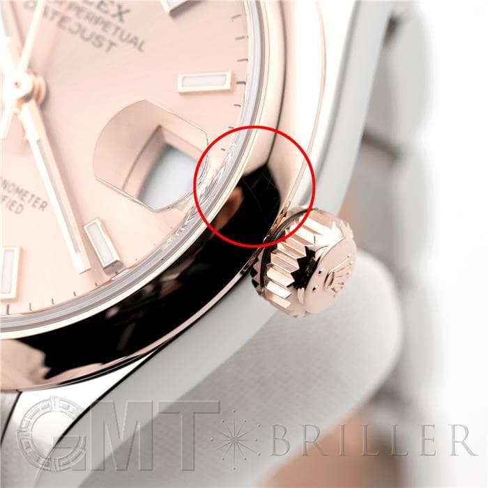 ROLEX ロレックス デイトジャスト 31 278241 ロゼ オイスターブレスレット 8