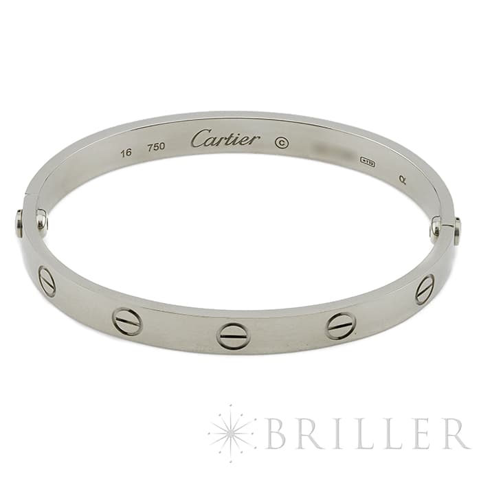 CARTIER カルティエ ラブ ブレスレット 16号 ホワイトゴールド B605600 メイン