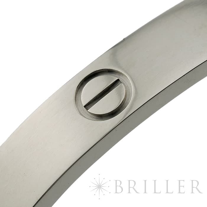 CARTIER カルティエ ラブ ブレスレット 16号 ホワイトゴールド B605600 11