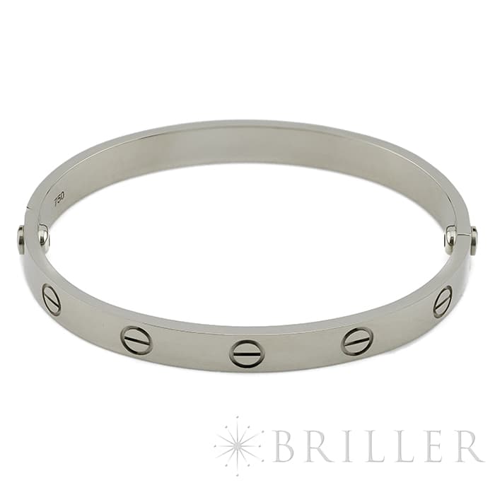 CARTIER カルティエ ラブ ブレスレット 16号 ホワイトゴールド B605600 1
