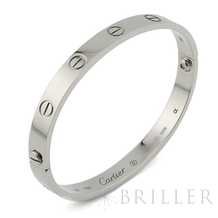 CARTIER カルティエ ラブ ブレスレット 16号 ホワイトゴールド B605600 3