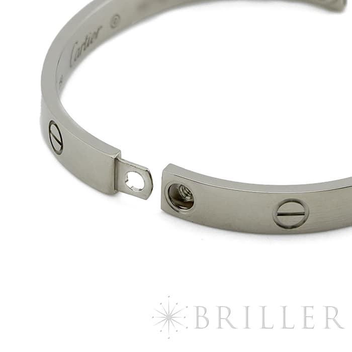 CARTIER カルティエ ラブ ブレスレット 16号 ホワイトゴールド B605600 6