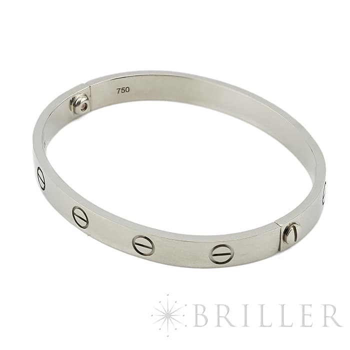 CARTIER カルティエ ラブ ブレスレット 16号 ホワイトゴールド B605600 8