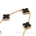 Van Cleef & Arpels ヴァン クリーフ&アーペル ヴィンテージ アルハンブラ ブレスレット 5モチーフ イエローゴールド オニキス VCARA41300 10