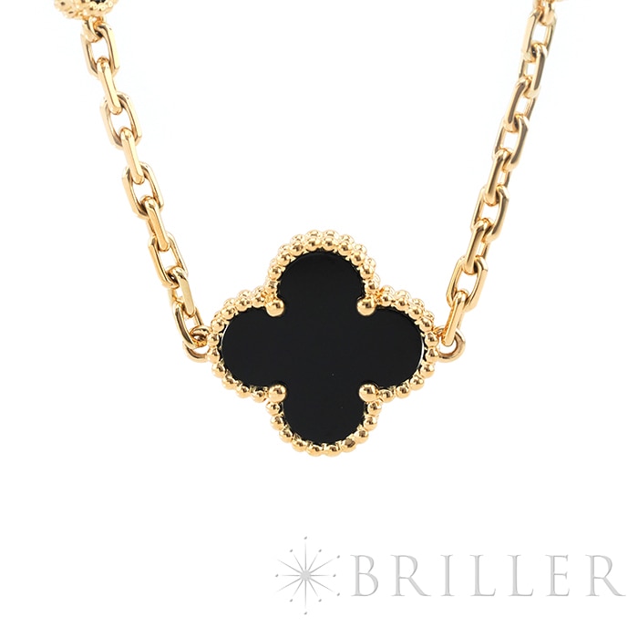 Van Cleef & Arpels ヴァン クリーフ&アーペル ヴィンテージ アルハンブラ ブレスレット 5モチーフ イエローゴールド オニキス VCARA41300 3