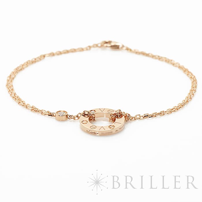 中古)CARTIER カルティエ ラブサークル ブレスレット ピンクゴールド 