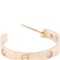 CARTIER カルティエ ラブ フープ ピアス ミディアム ダイヤモンド 6石 ピンクゴールド B8301433 10
