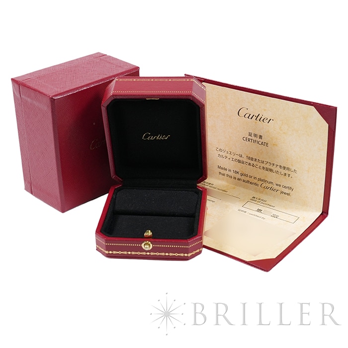 CARTIER カルティエ ラブ フープ ピアス ミディアム ダイヤモンド 6石 ピンクゴールド B8301433 7